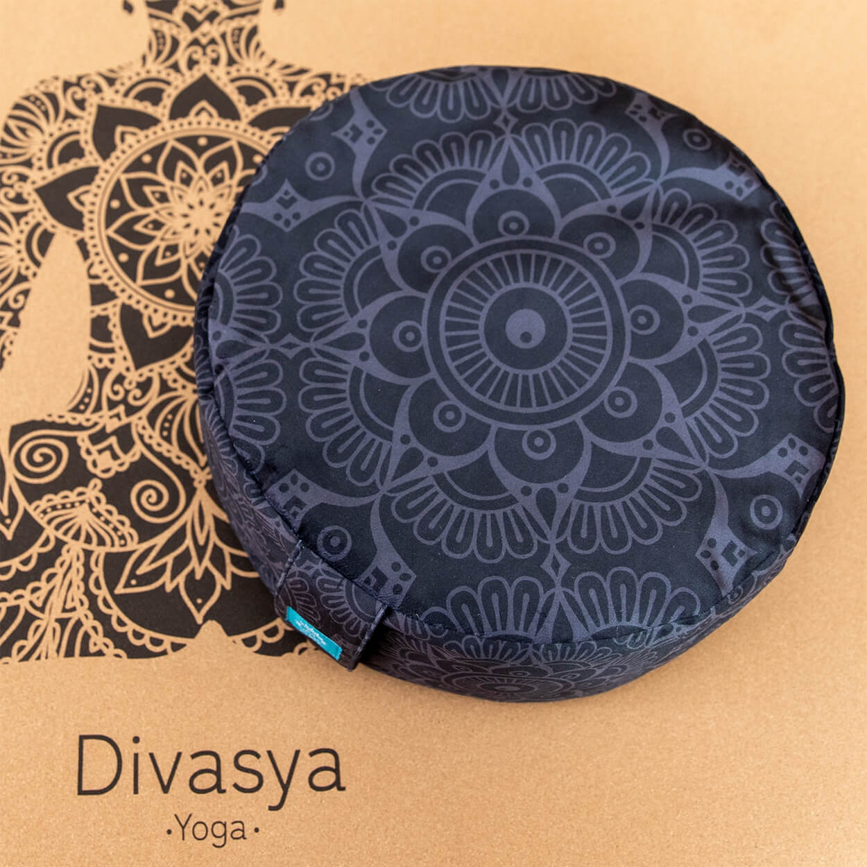 Meditationskissen Mandala rund 33 cm | Sitzhöhe 15 cm