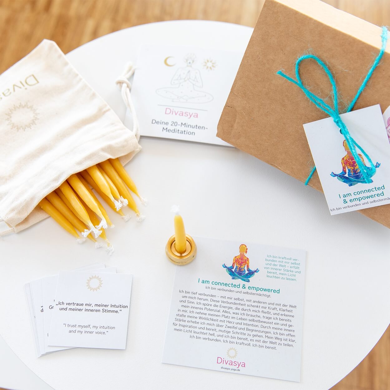 20-Minuten-Kerzen | I am connected & empowered