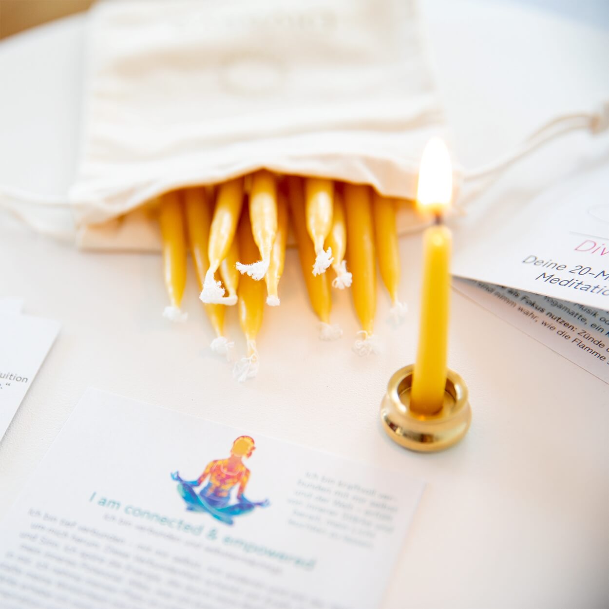 20-Minuten-Kerzen | I am safe & supported