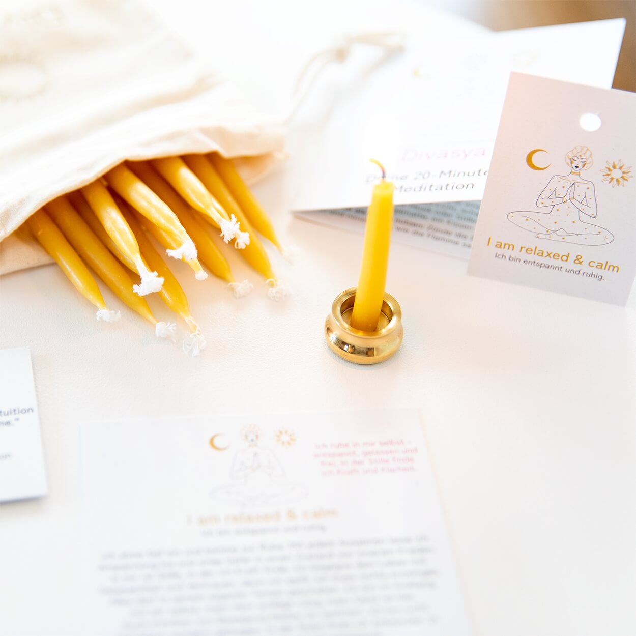 20-Minuten-Kerzen | I am relaxed & calm
