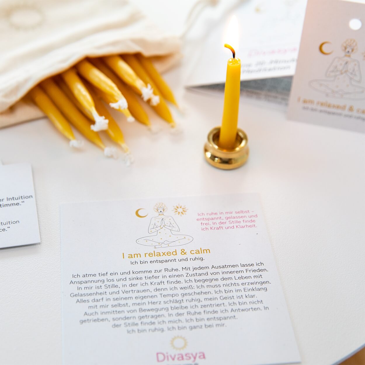 20-Minuten-Kerzen | I am balanced & aligned