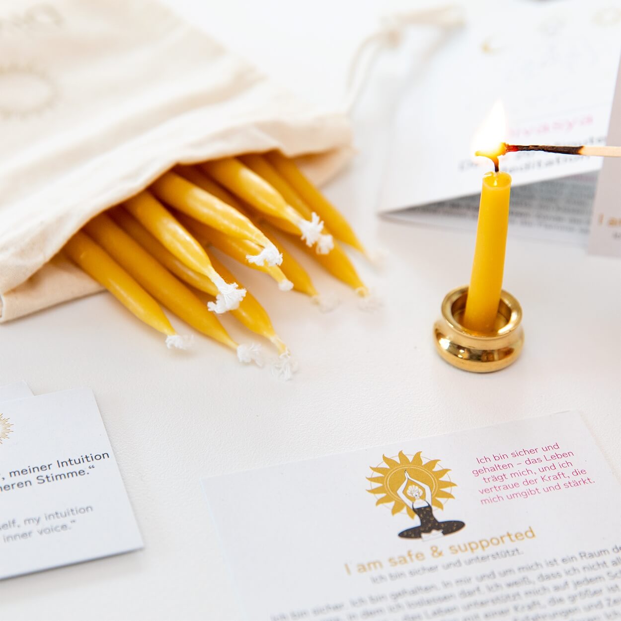 20-Minuten-Kerzen | I am connected & empowered