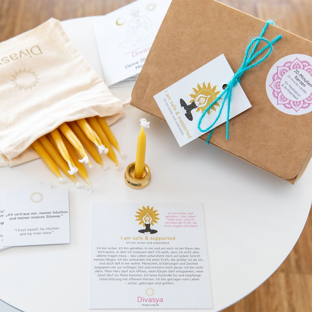 20-Minuten-Kerzen | I am mindful & focused