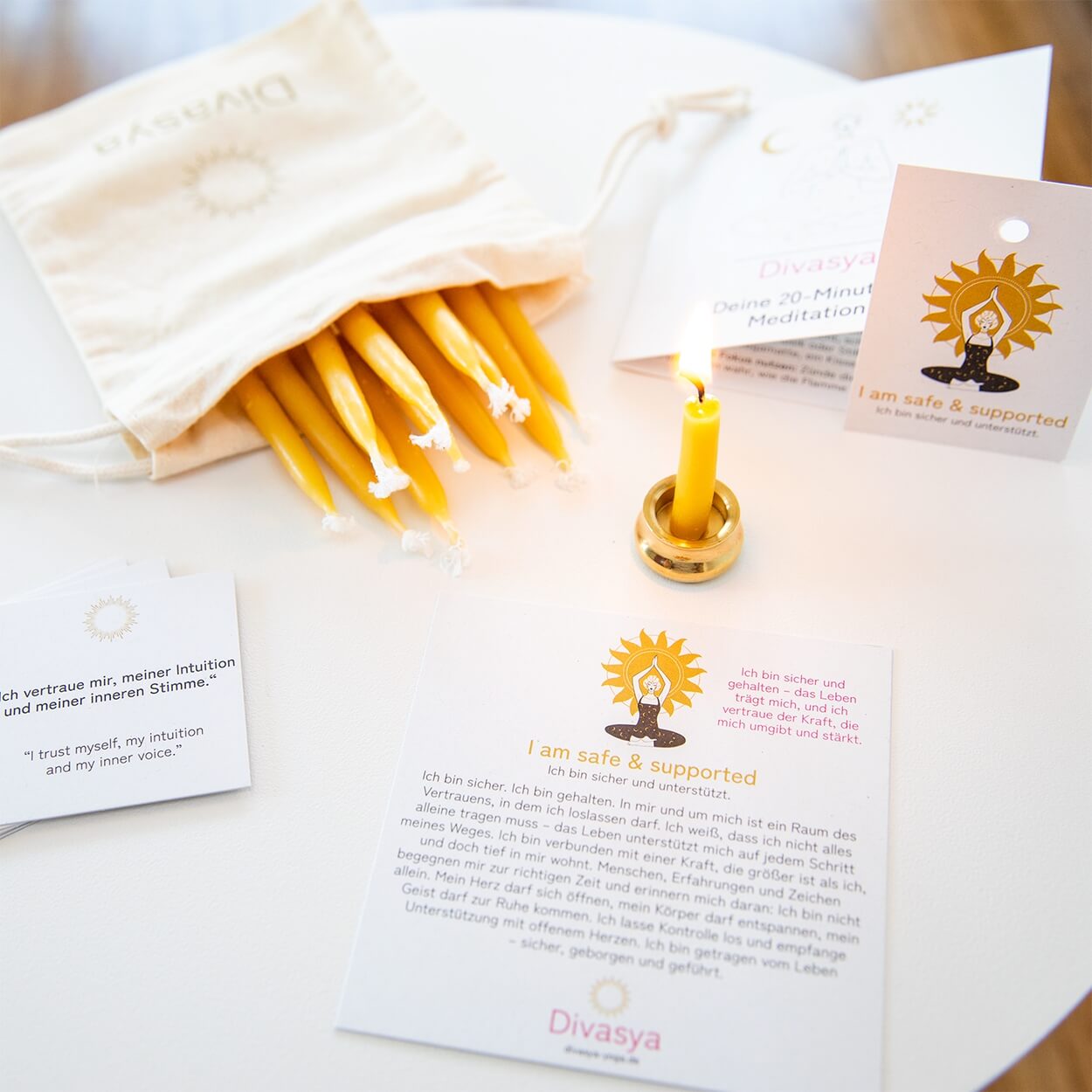 20-Minuten-Kerzen | I am relaxed & calm