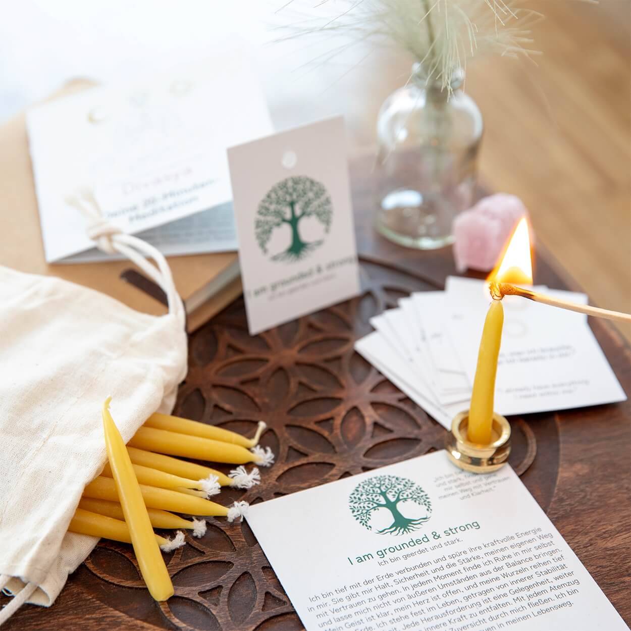 20-Minuten-Kerzen | I am connected & empowered