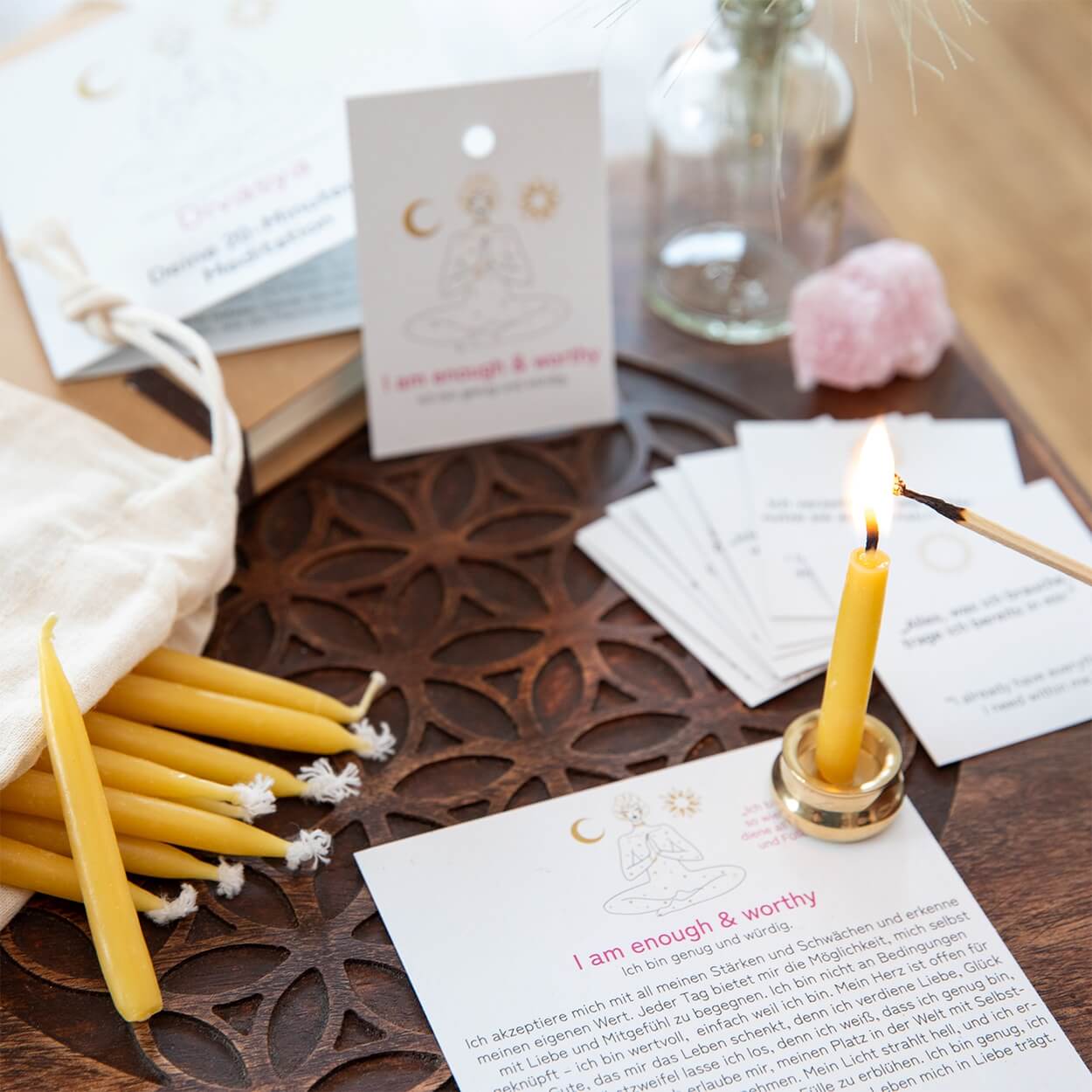 20-Minuten-Kerzen | I am connected & empowered