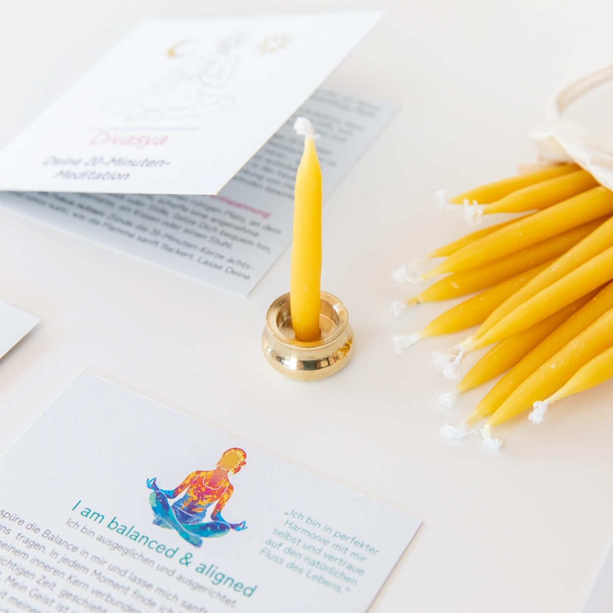 20-Minuten-Kerzen | I am connected & empowered