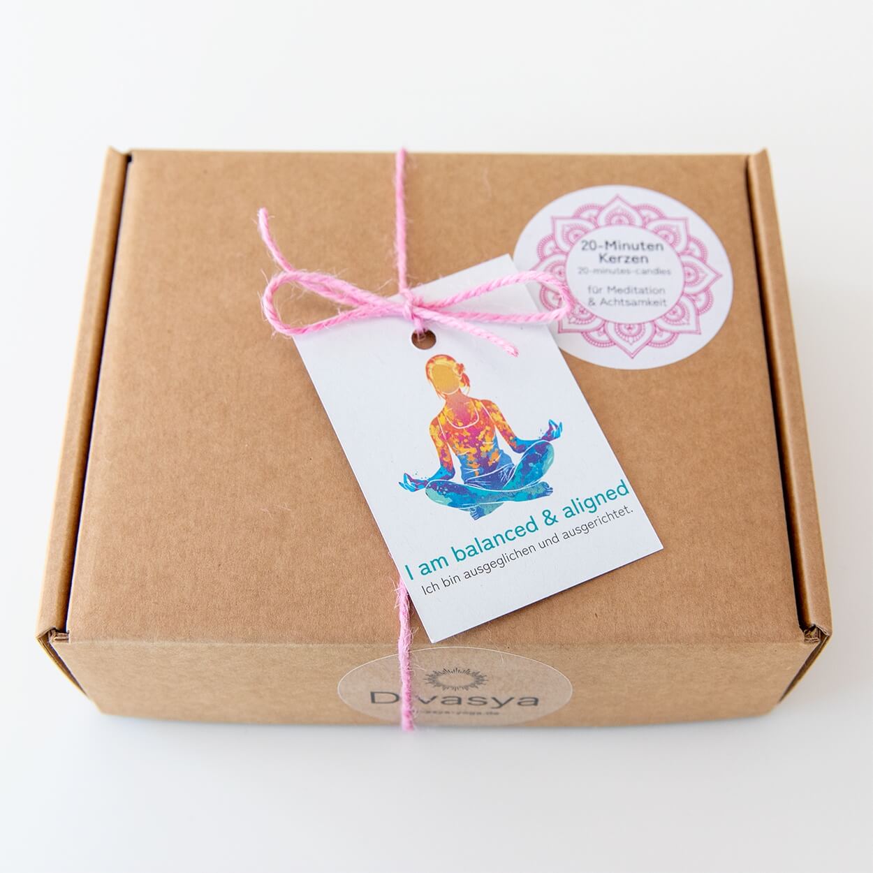 20-Minuten-Kerzen | I am balanced & aligned