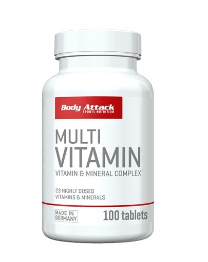 Body Attack Multi Vitamin + Mineralien 100 Tabletten