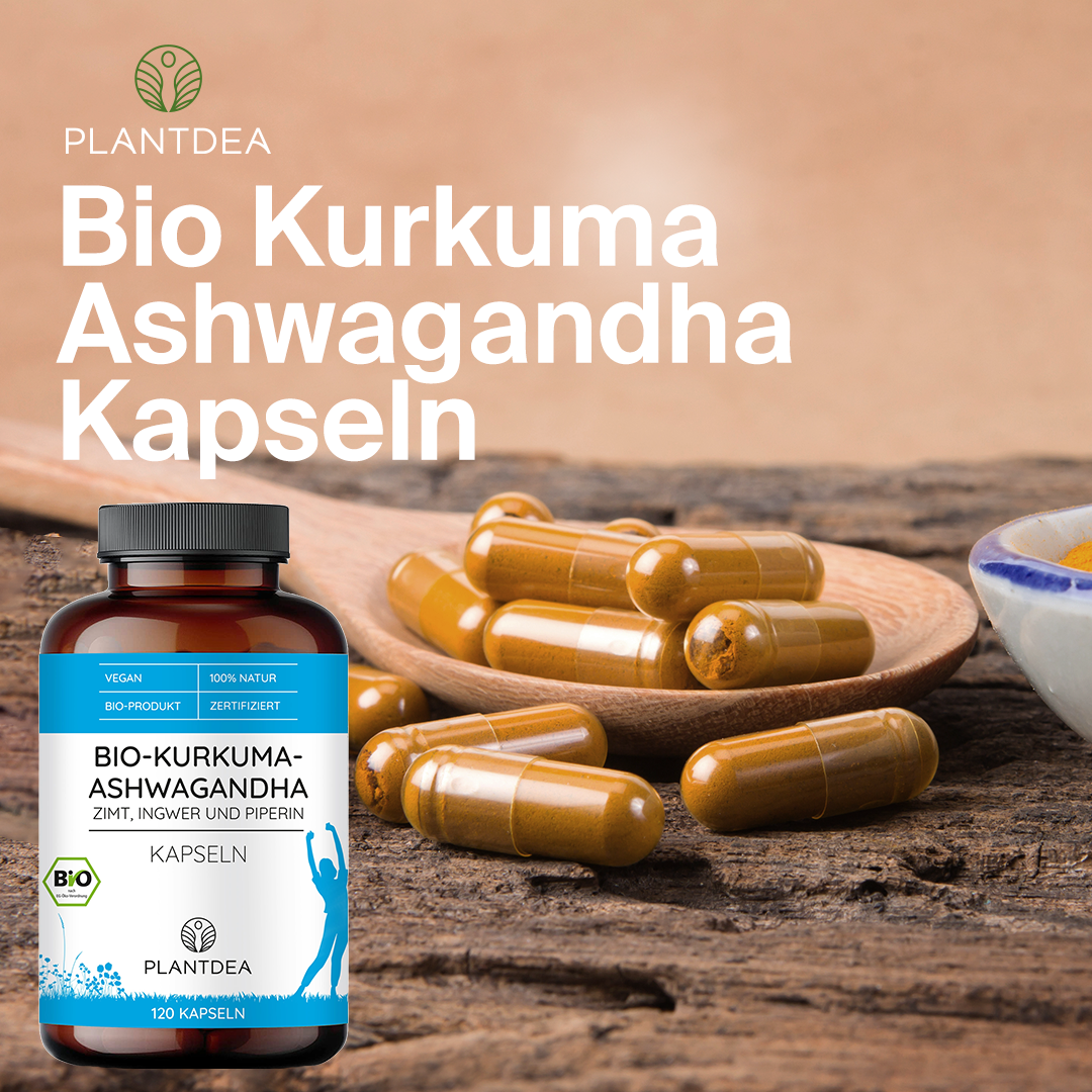 Bio Kurkuma & Ashwagandha Kapseln