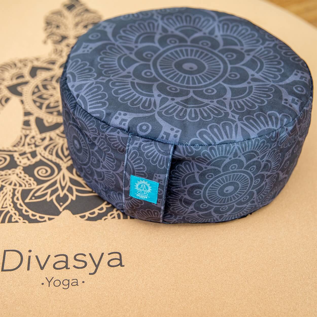 Meditationskissen Mandala rund 33 cm | Sitzhöhe 15 cm