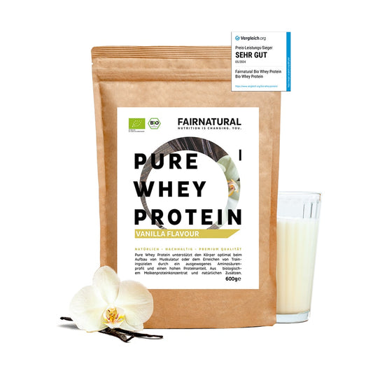 Bio Whey Protein Pulver Vanille