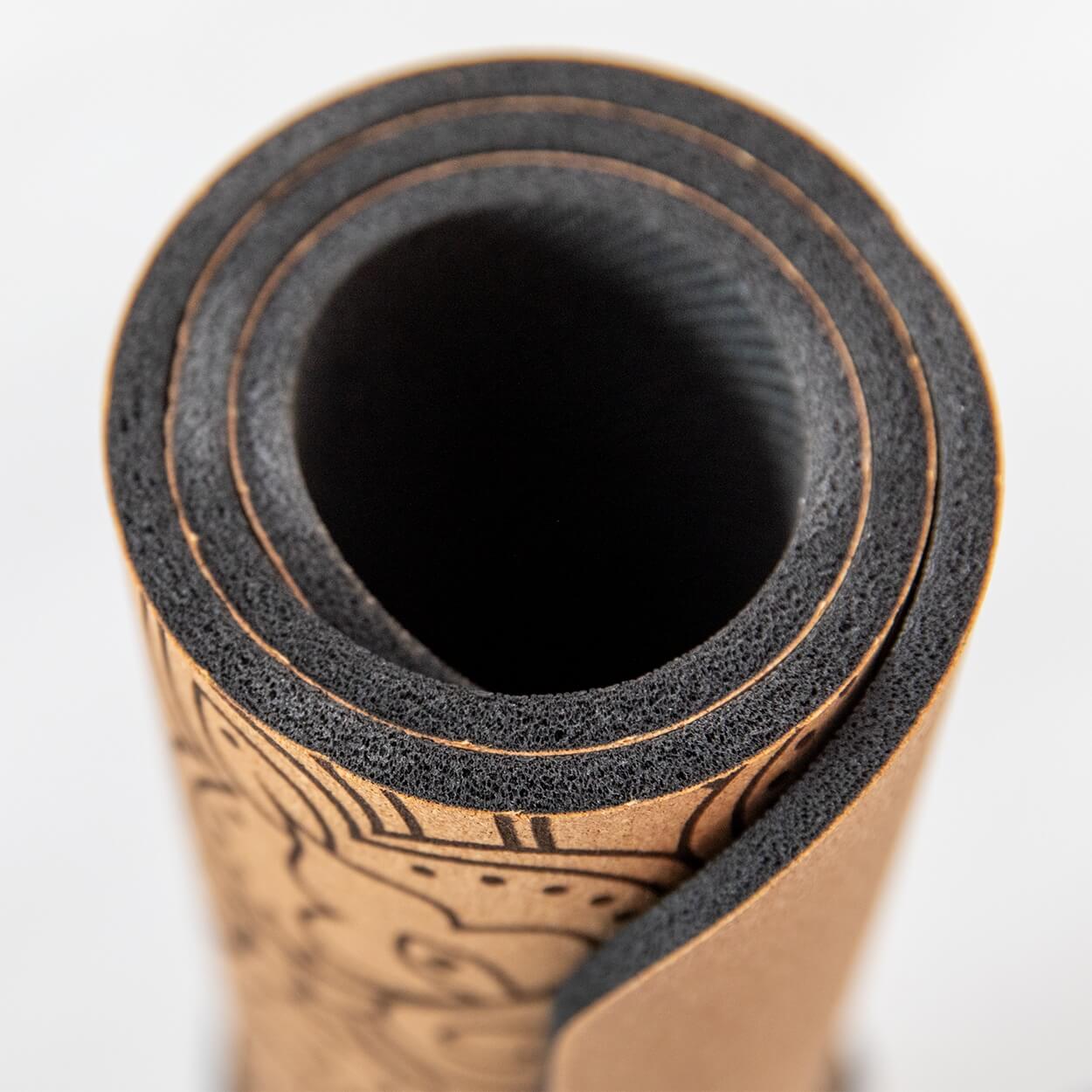 Yoga Set "Support": Kork-Yogamatte & Yoga-Pad